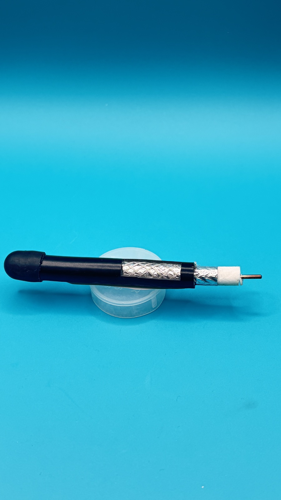 Cable coaxial RG11 revestido CU malla AL 60%
