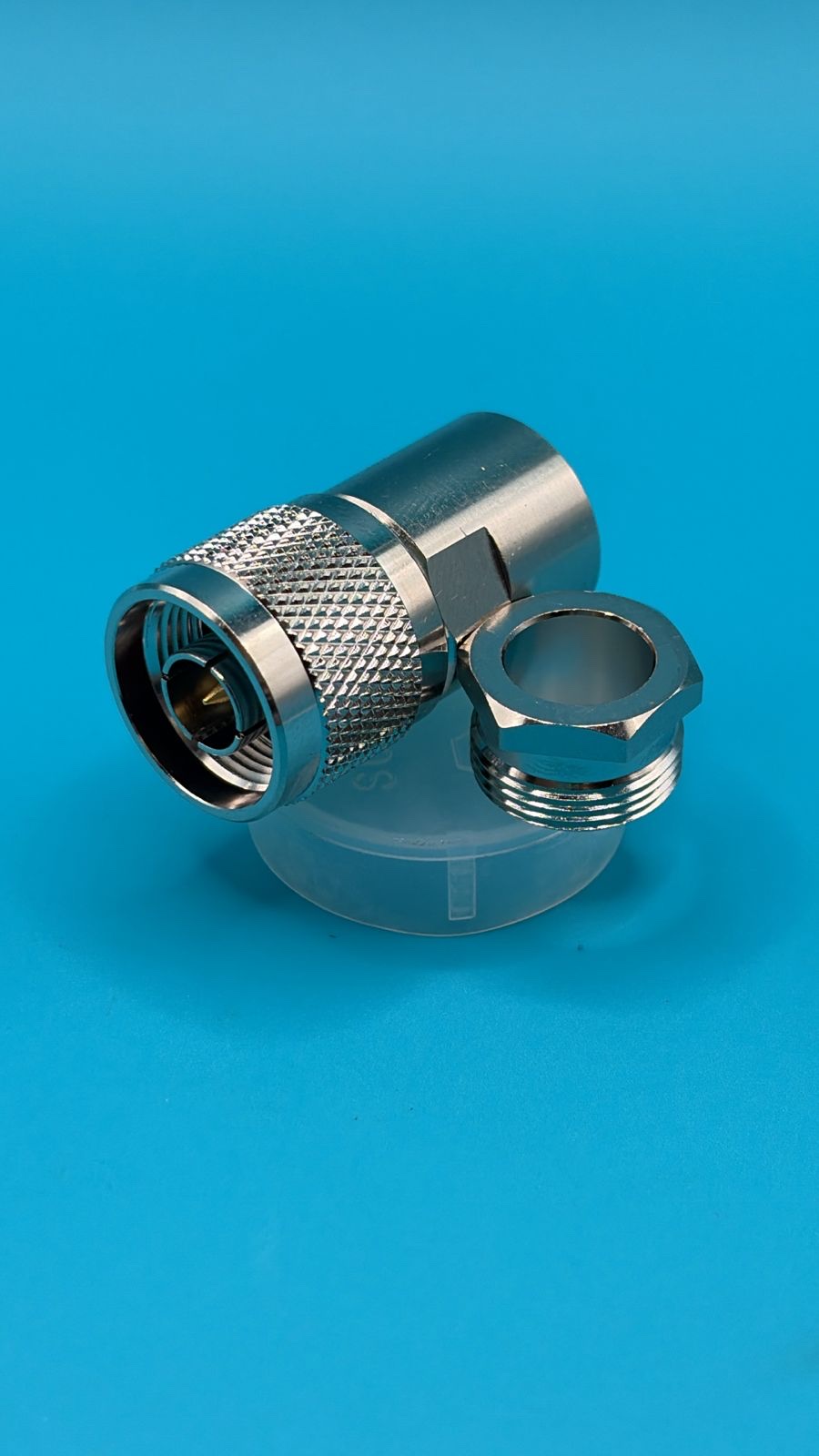 Conector tipo N macho RG8 de armar